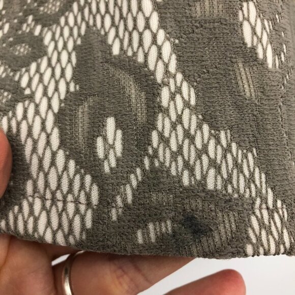 Anthropologie Weston Wear Brown lace peplum tank top xs - Picture 11 of 14